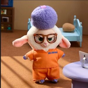 Disney Miniso Zootopia Bellwether Prison Uniform Plush